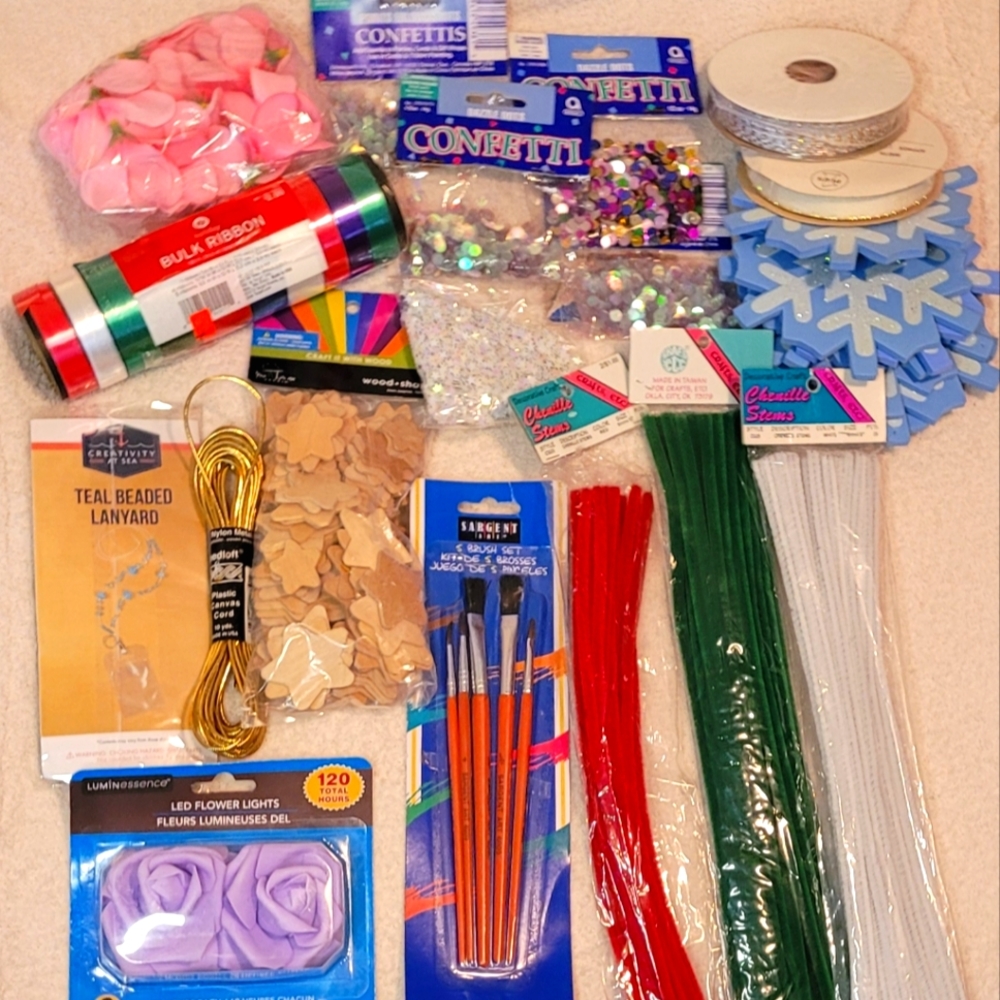 Assorted Craft Supply Lot